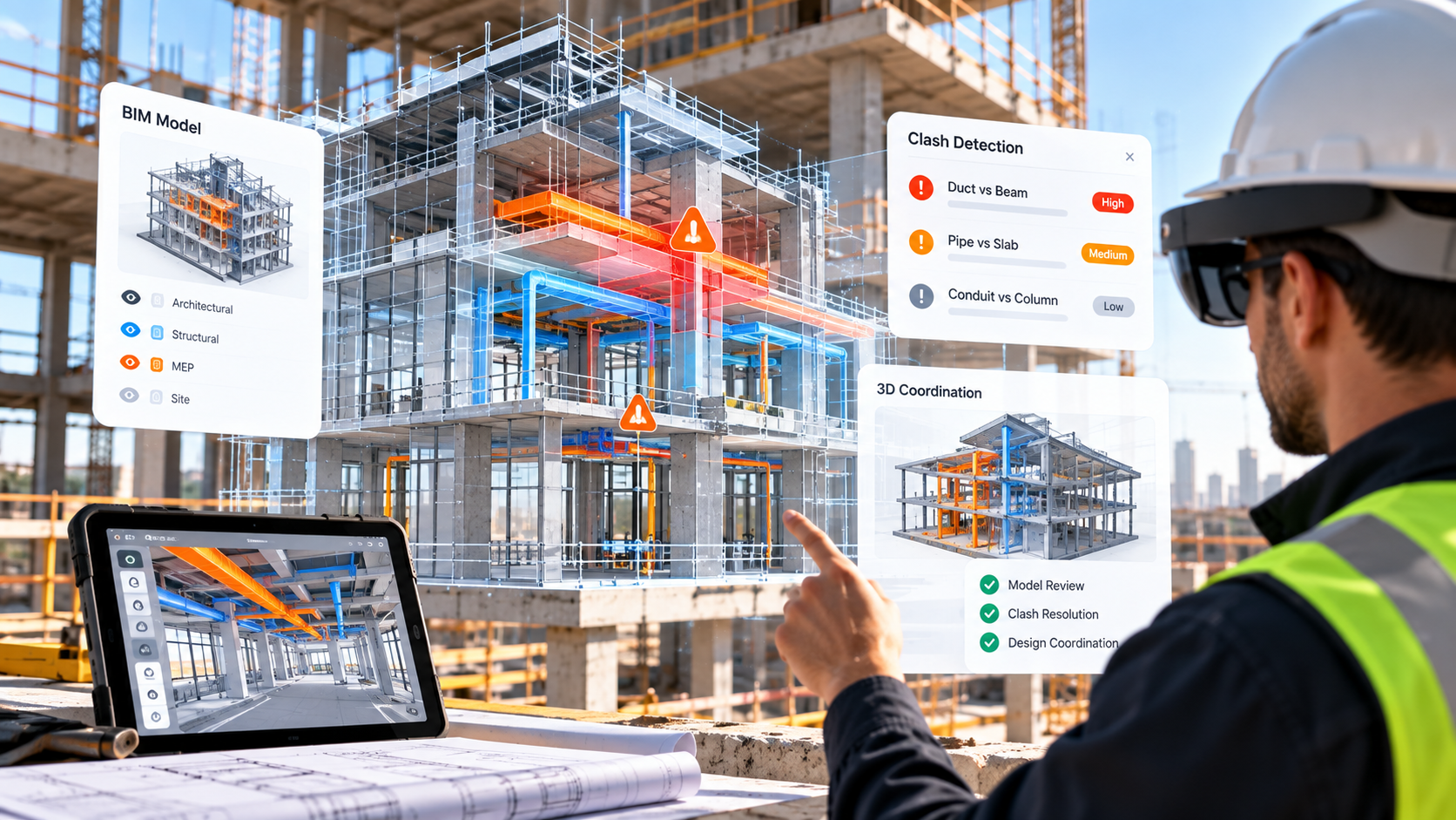 VDC and Mixed Reality Clash Coordination